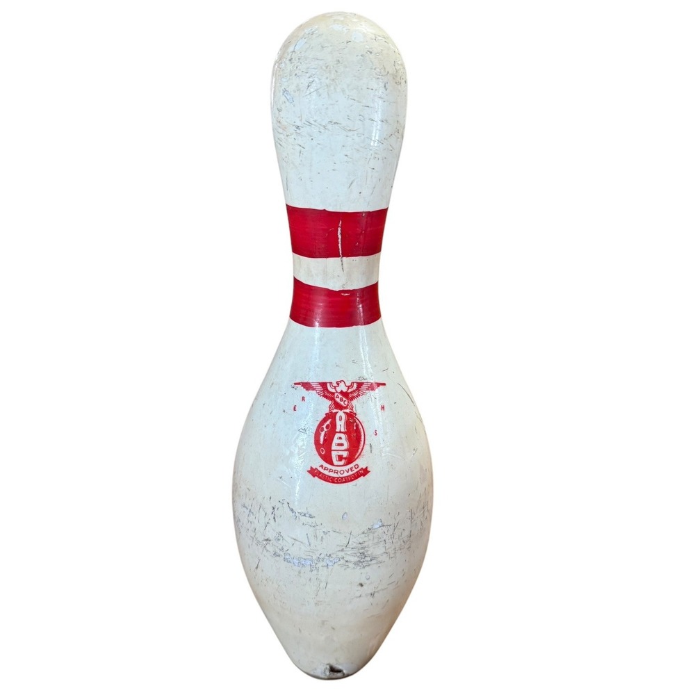 Vintage WIBC ABC Approved Vultex  II 328 Surlin Plastic Coated Bowling Pin USA